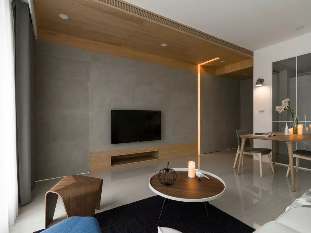 76 平米现代极简二居室设计-10