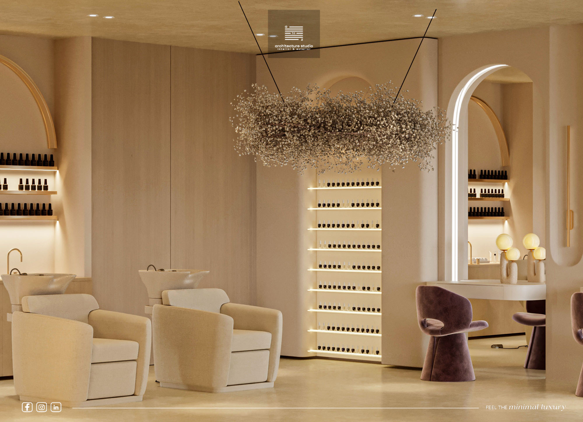 Beauty Clinc Reception（美容诊所接待处）丨沙特阿拉伯利雅得丨A2Z Architects-14