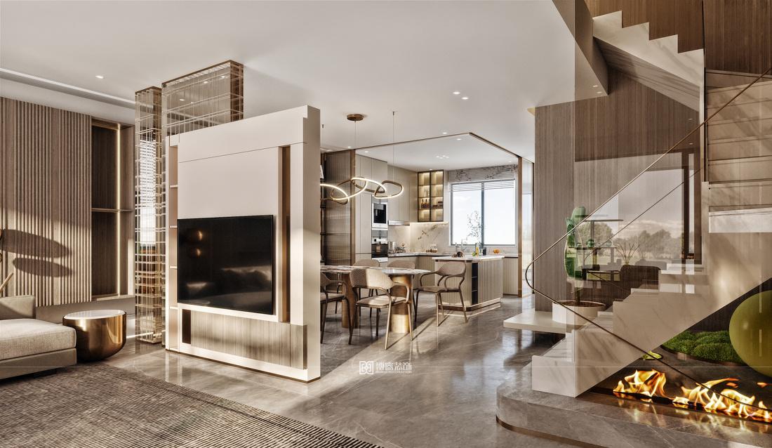 轻奢别墅设计丨广州博睿装饰-7