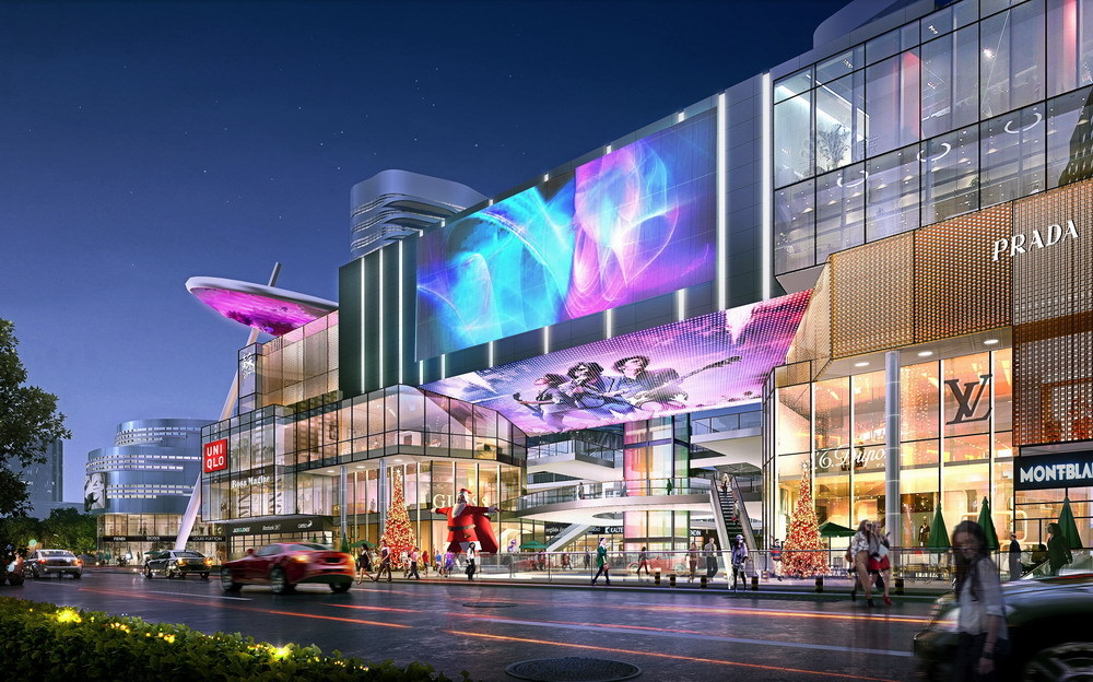 多彩新购物区欢乐城在建中-1