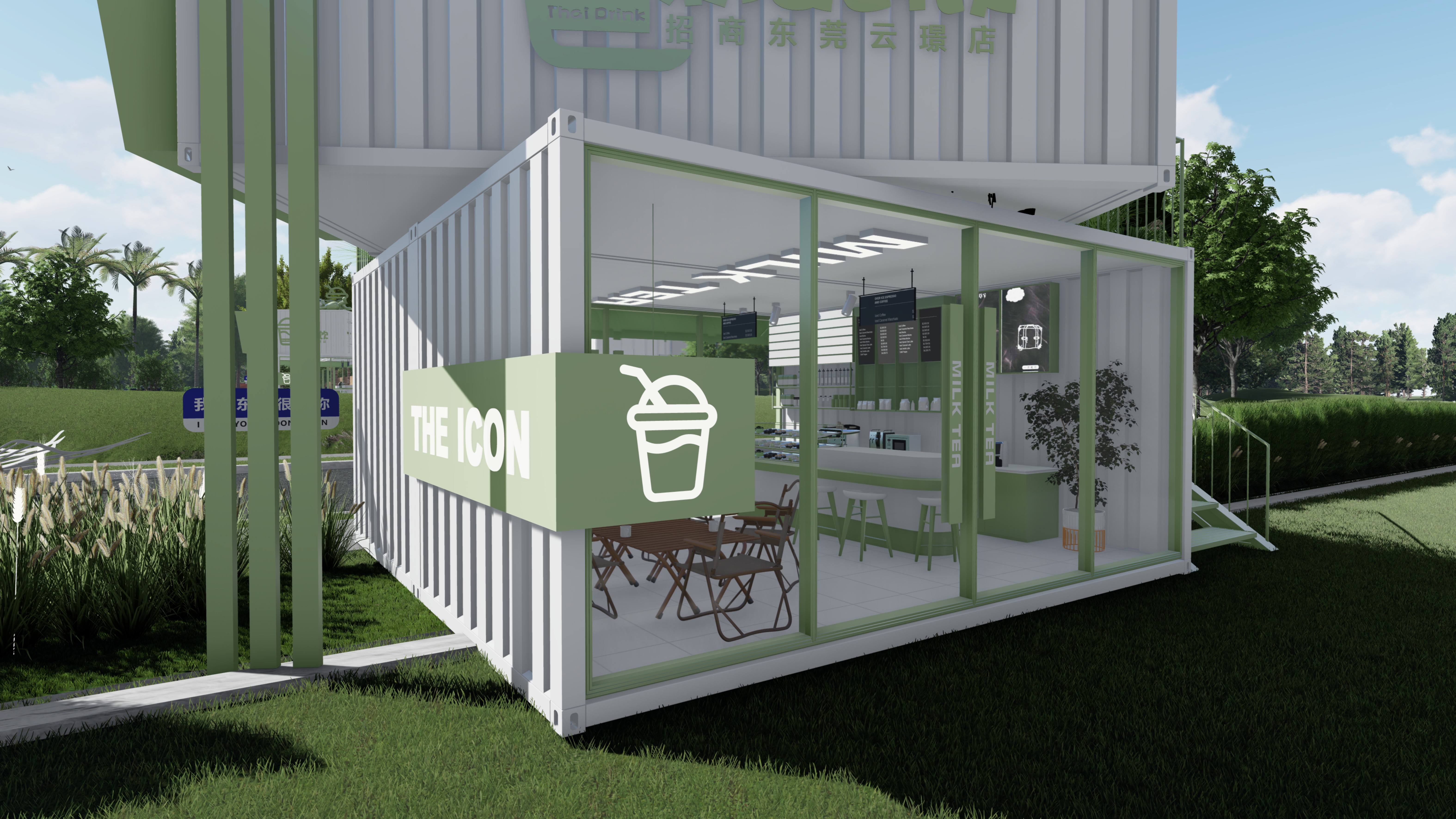 集装箱咖啡馆设计丨泰浪云景-35