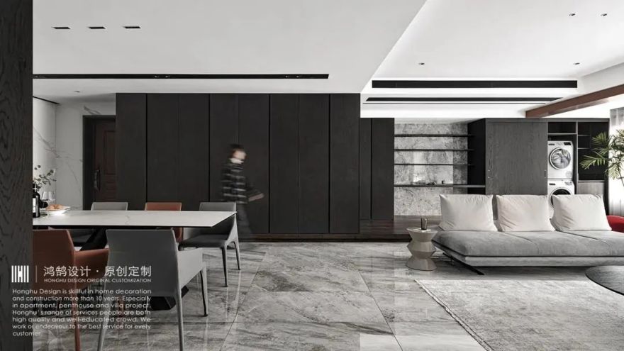 翡色之海 · 160㎡现代简约风家居设计丨中国徐州丨鸿鹄设计-12