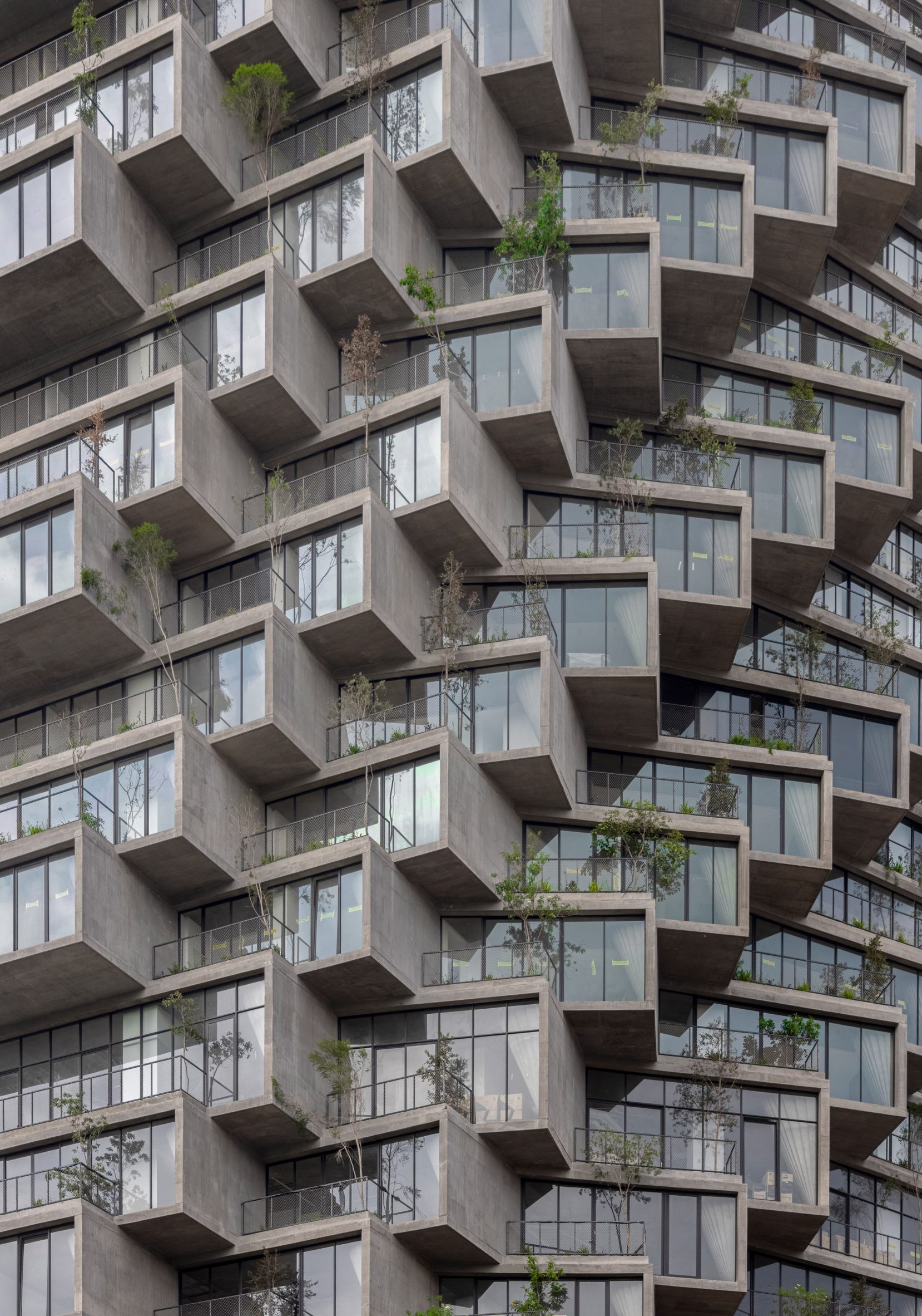 "BIG 打造南美最高建筑 | 像素化绿植阳台,融入生态公园"-11