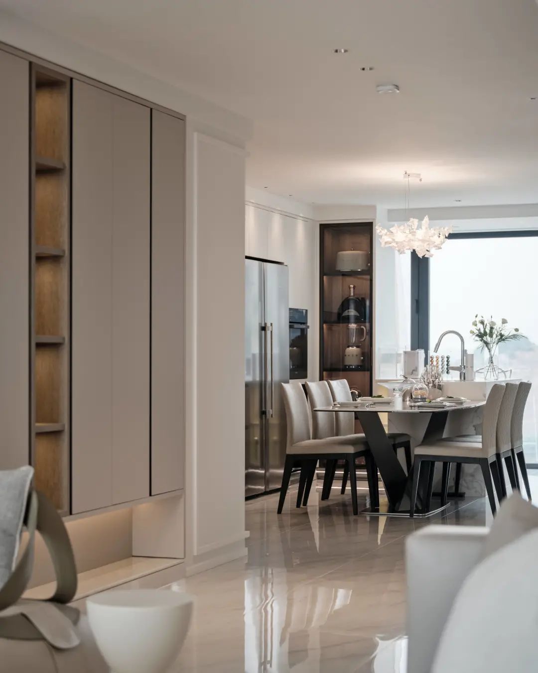 敔山湖畔春暖花开 · 苏鸣设计师的185㎡白色浪漫主义私宅丨尺度设计-44