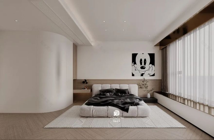 百合白打造温馨奶油原木空间-47