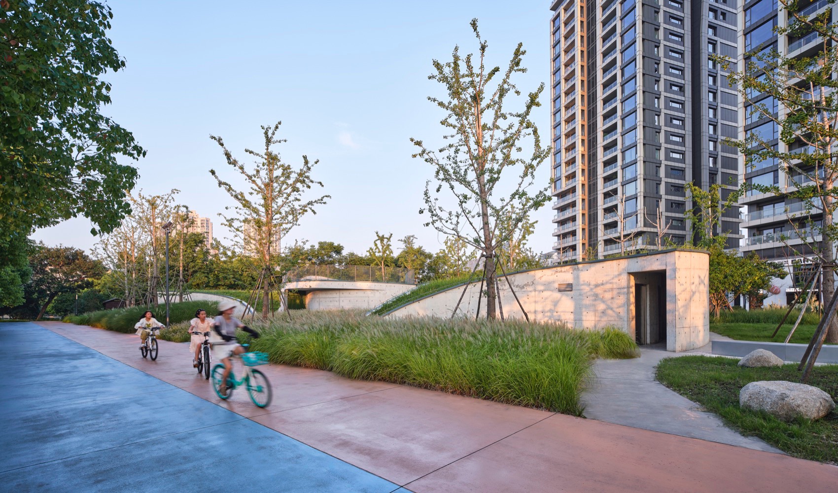 杭州滨江公共空间·银杏驿与大桥驿丨中国杭州丨同济原作设计工作室-19