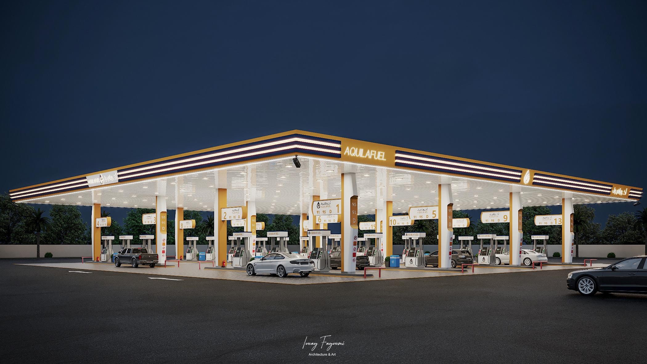 Aquilafuel Petrol Station 设计-14