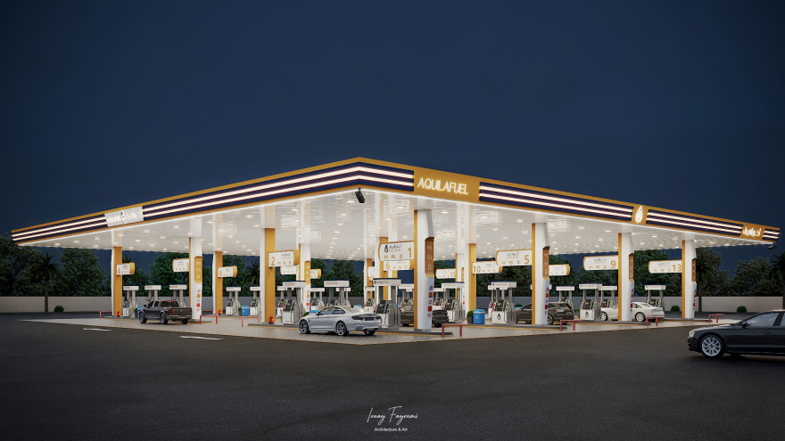 Aquilafuel Petrol Station 设计-14