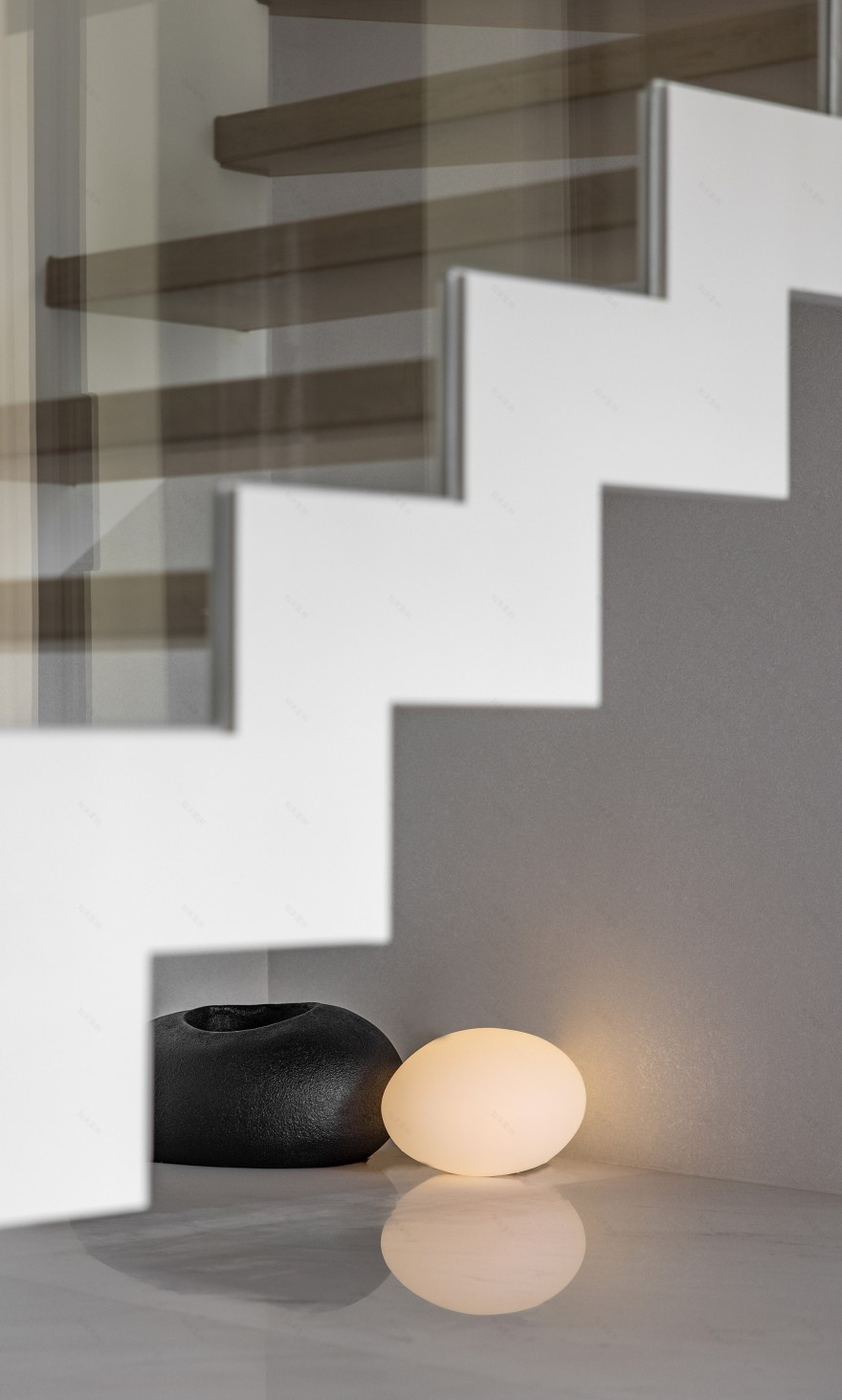 170㎡上跃简约色彩设计丨中国温州丨原石空间设计-17