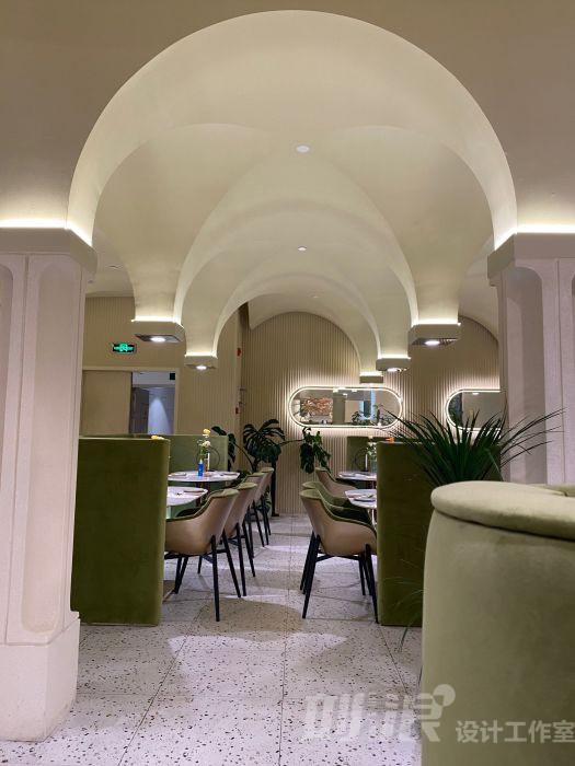 网红餐厅设计 西餐厅 花园餐厅 餐饮设计公司 商业设计-25