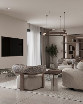 入口接待处设计丨Nada Saad