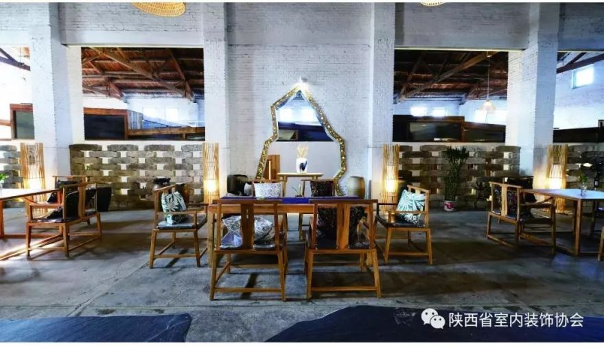 少华山下的库山水茶舍 | 老棉仓的山水意境新生-17