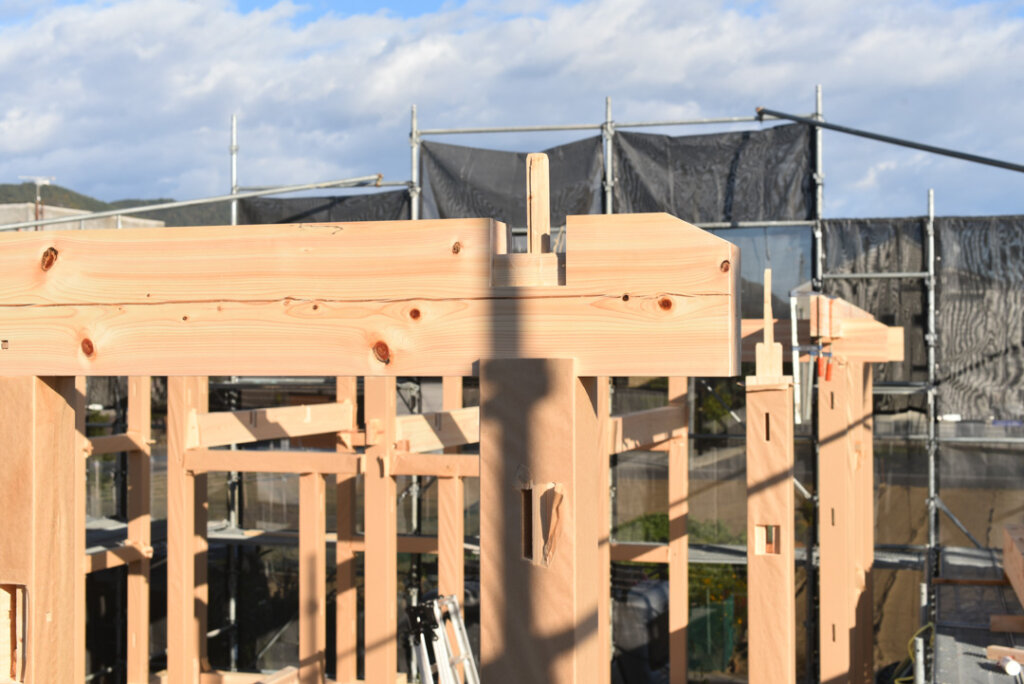 根の上の石場建て８　建前丨水野设计室-65