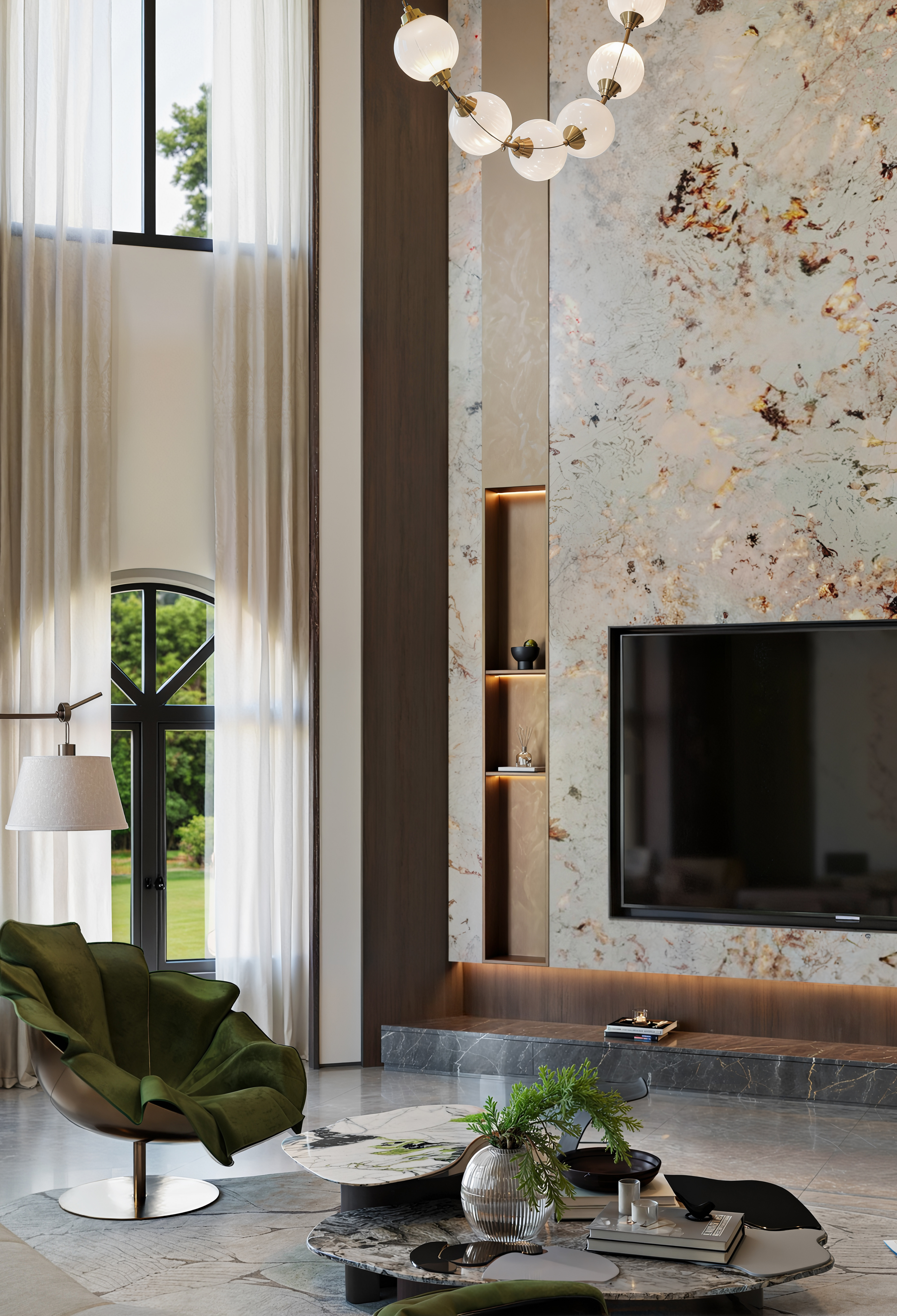 法式轻奢混搭空间设计-14