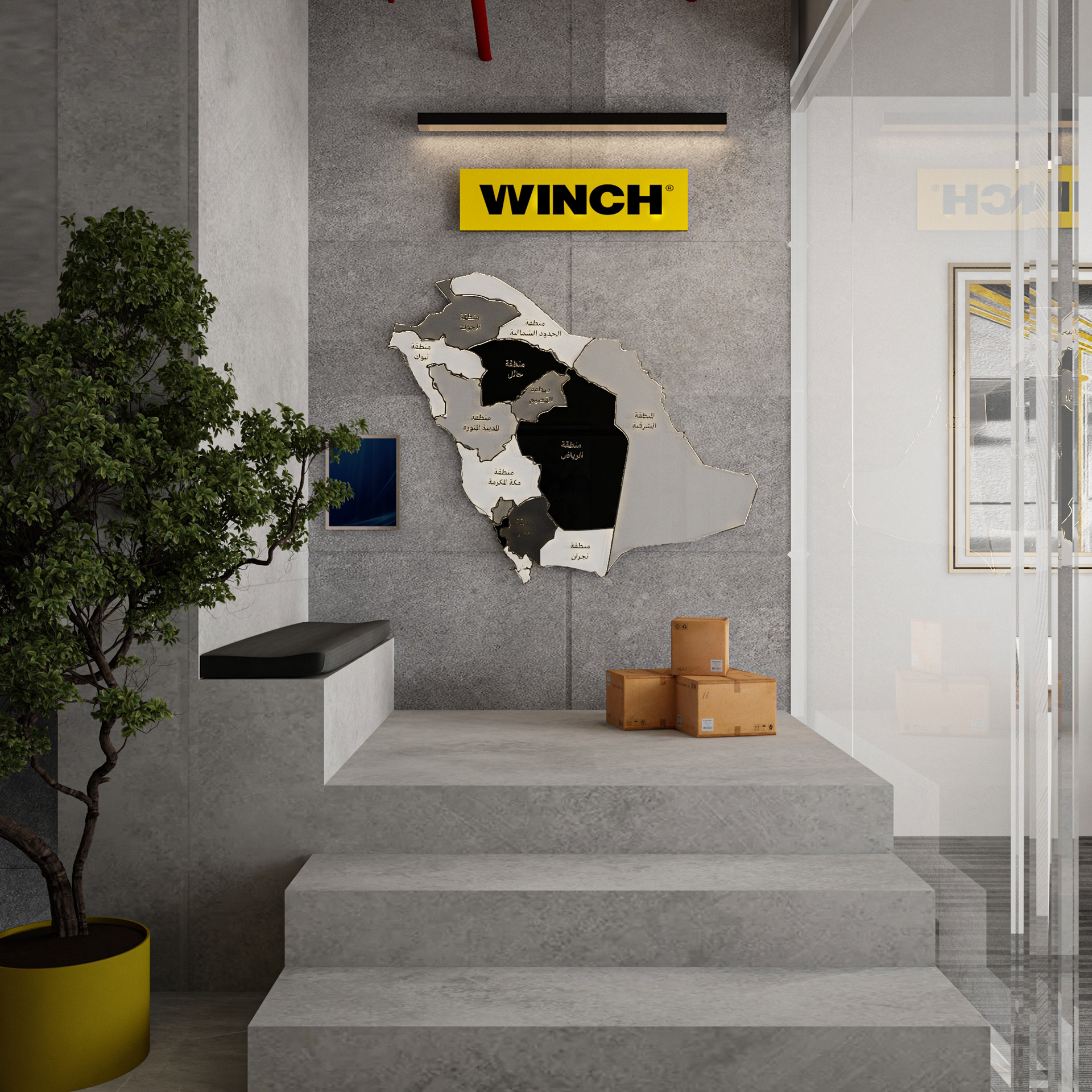 运输公司室内设计项目丨沙特阿拉伯丨Eman Marzouk-23