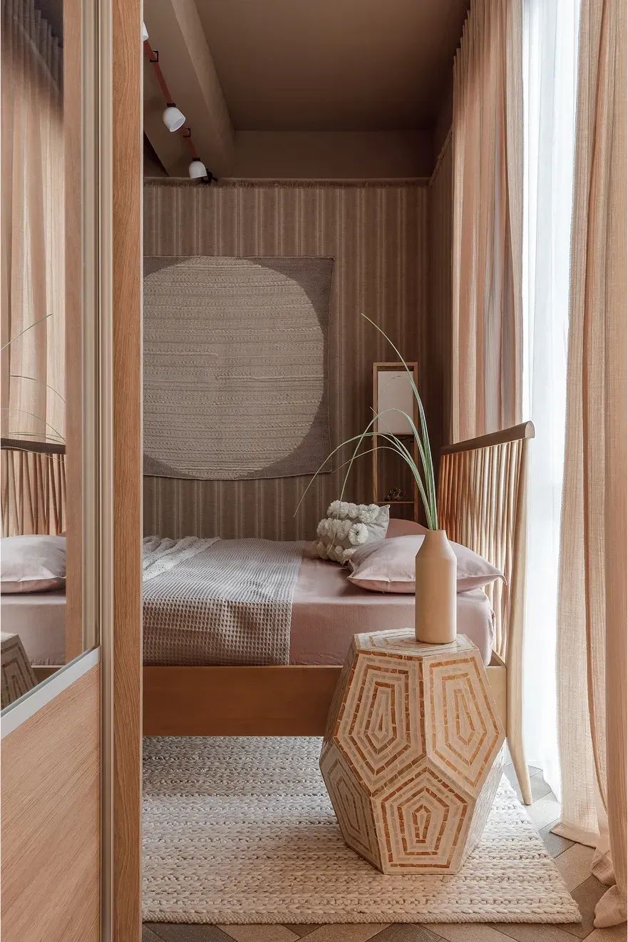 55㎡两人居暖色温馨设计丨Victoria Kalmykova-20