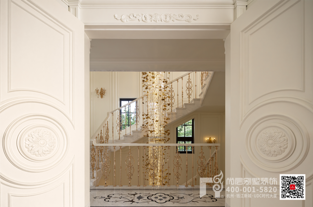 1200㎡绿城玫瑰园|以石膏线为笔，绘就立体主义空间-25