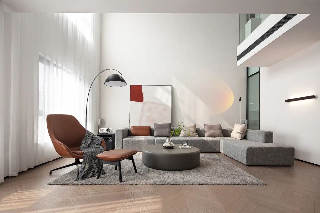 苏州湾天铂 180㎡复式叠墅，极简主义风格打造无界生活-1