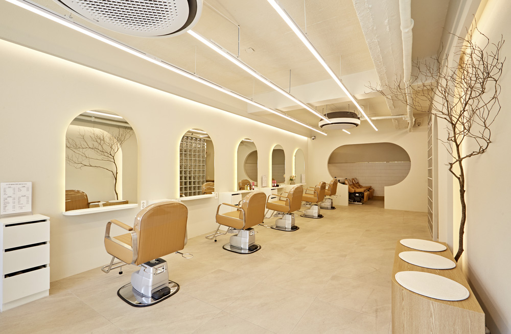 首尔地铁 2 号线厅的 20 平米美容室设计-9