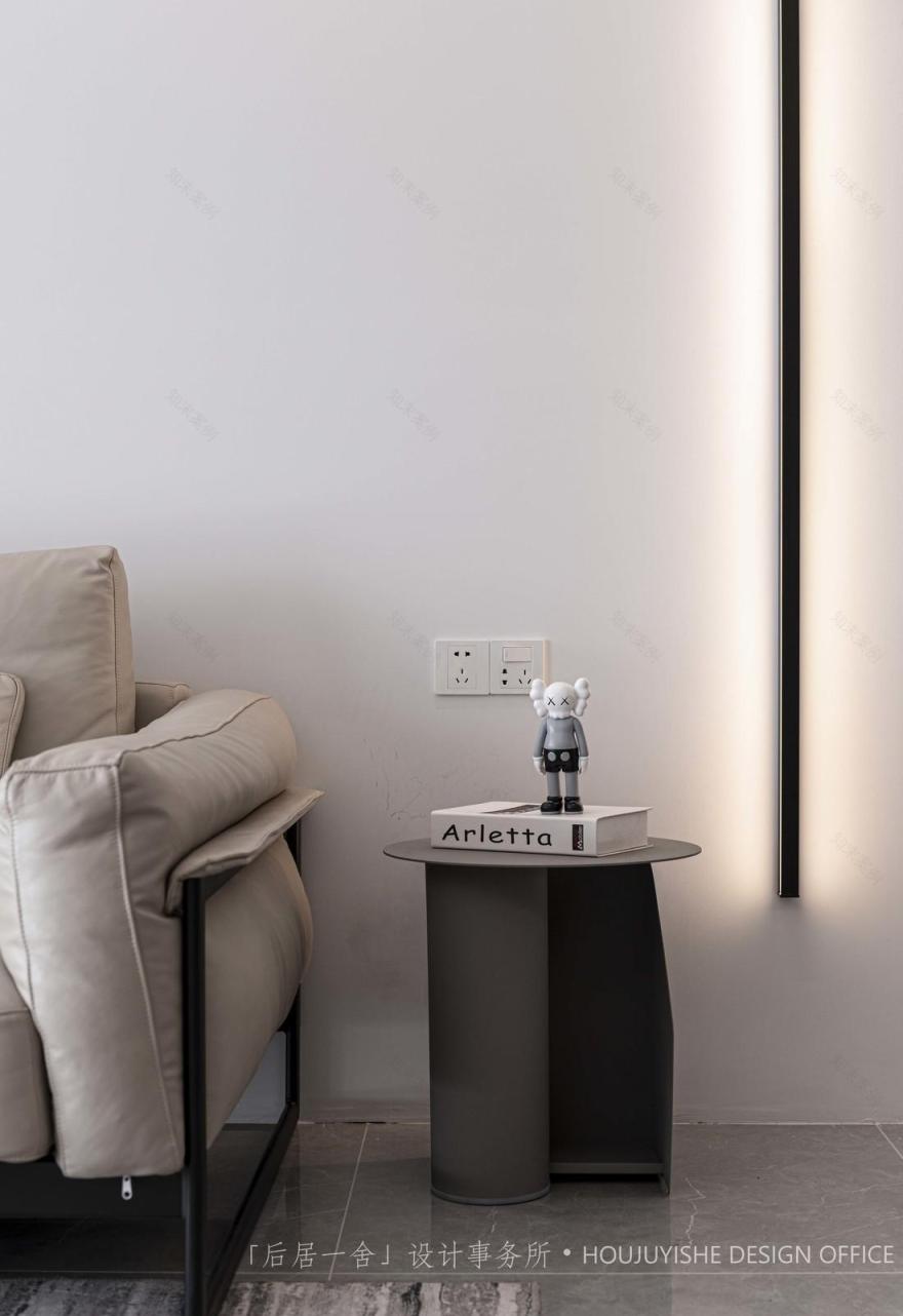 120 平现代质感极简之家-72