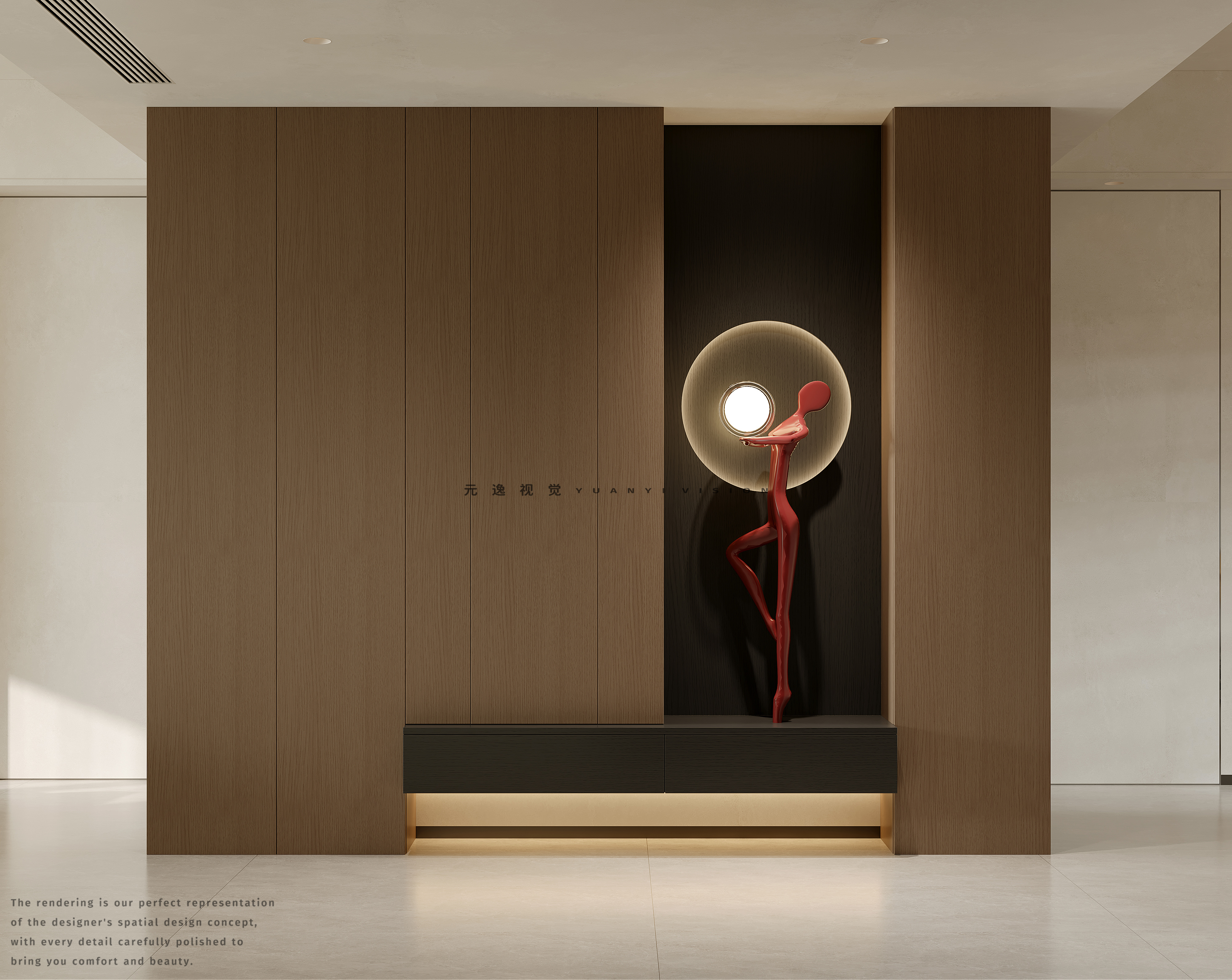 解构现代美学 · 住宅全案设计个人效果图表现-13