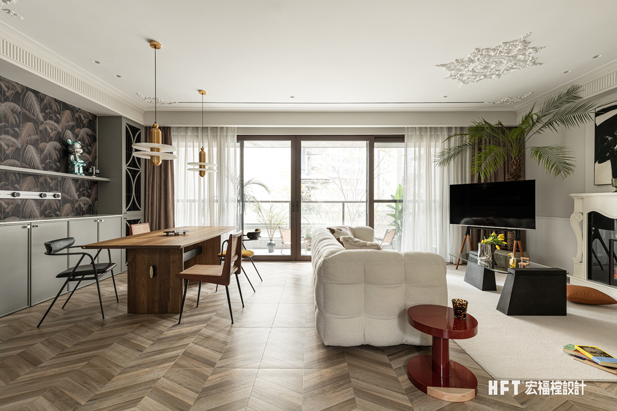 法式混搭住宅设计丨中国成都丨成都宏福樘设计-26