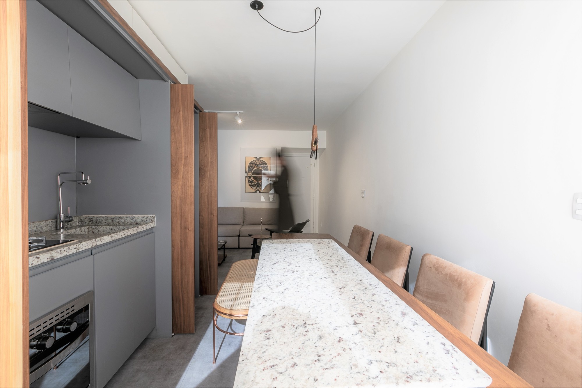 曲线木构空间，打造多变功能 65 平米别墅-14