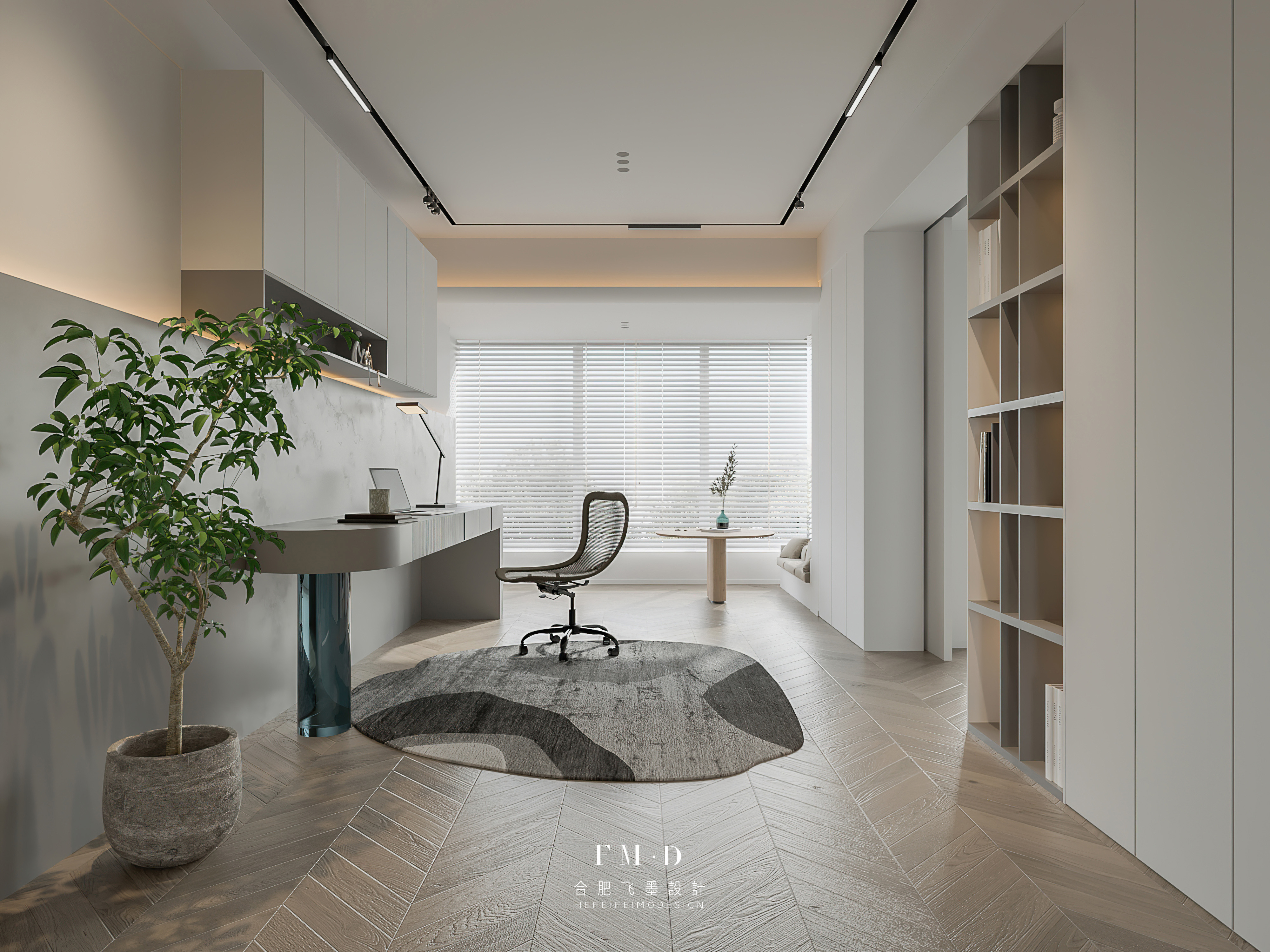 合肥 260㎡现代休闲风叠墅,打造三口之家生活艺术空间-51