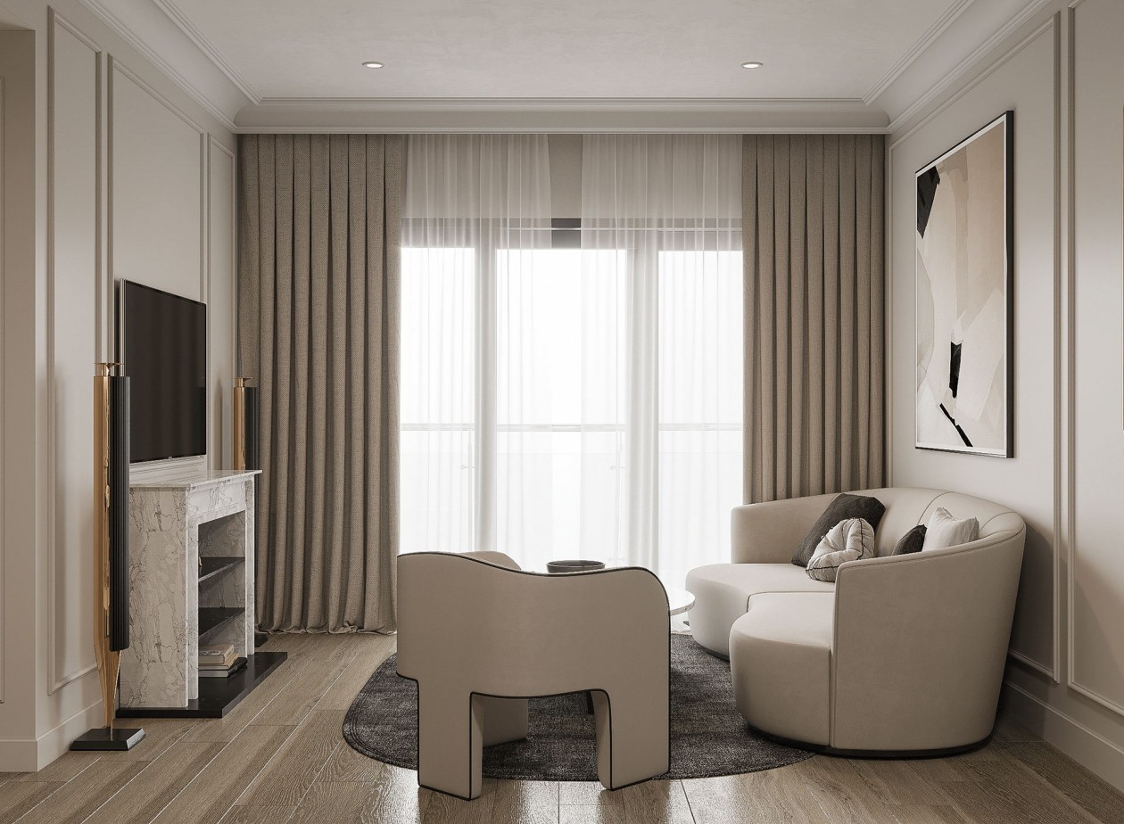 现代中性色系空间设计-2