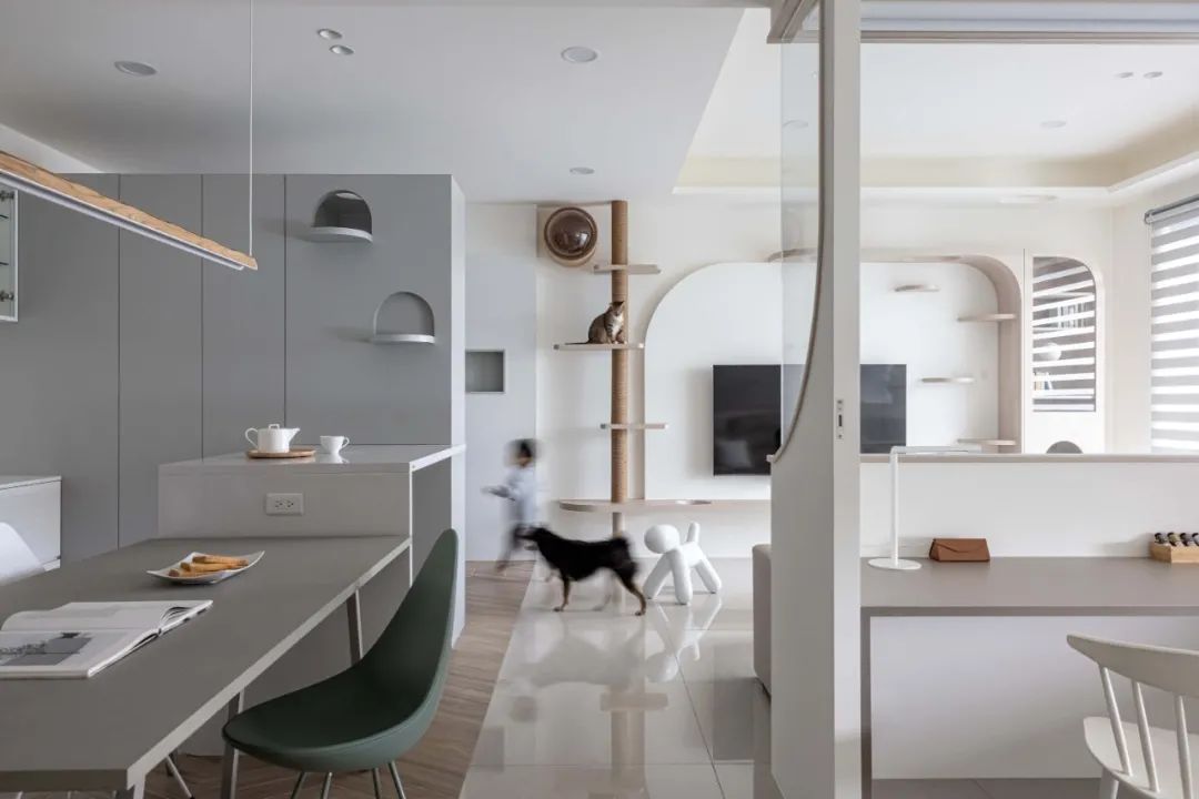 120㎡猫奴的家，温润自由的开心乐园！-18