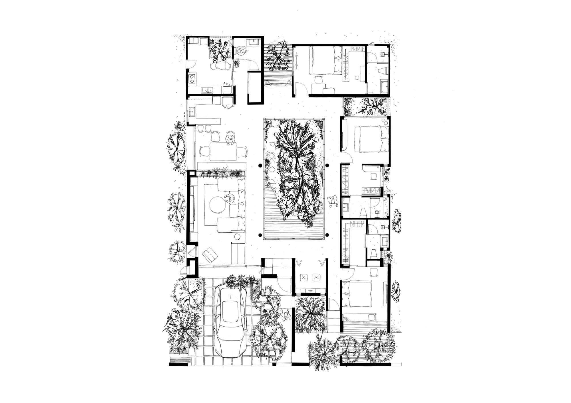 树的房子丨泰国曼谷丨Studio Bewell-15