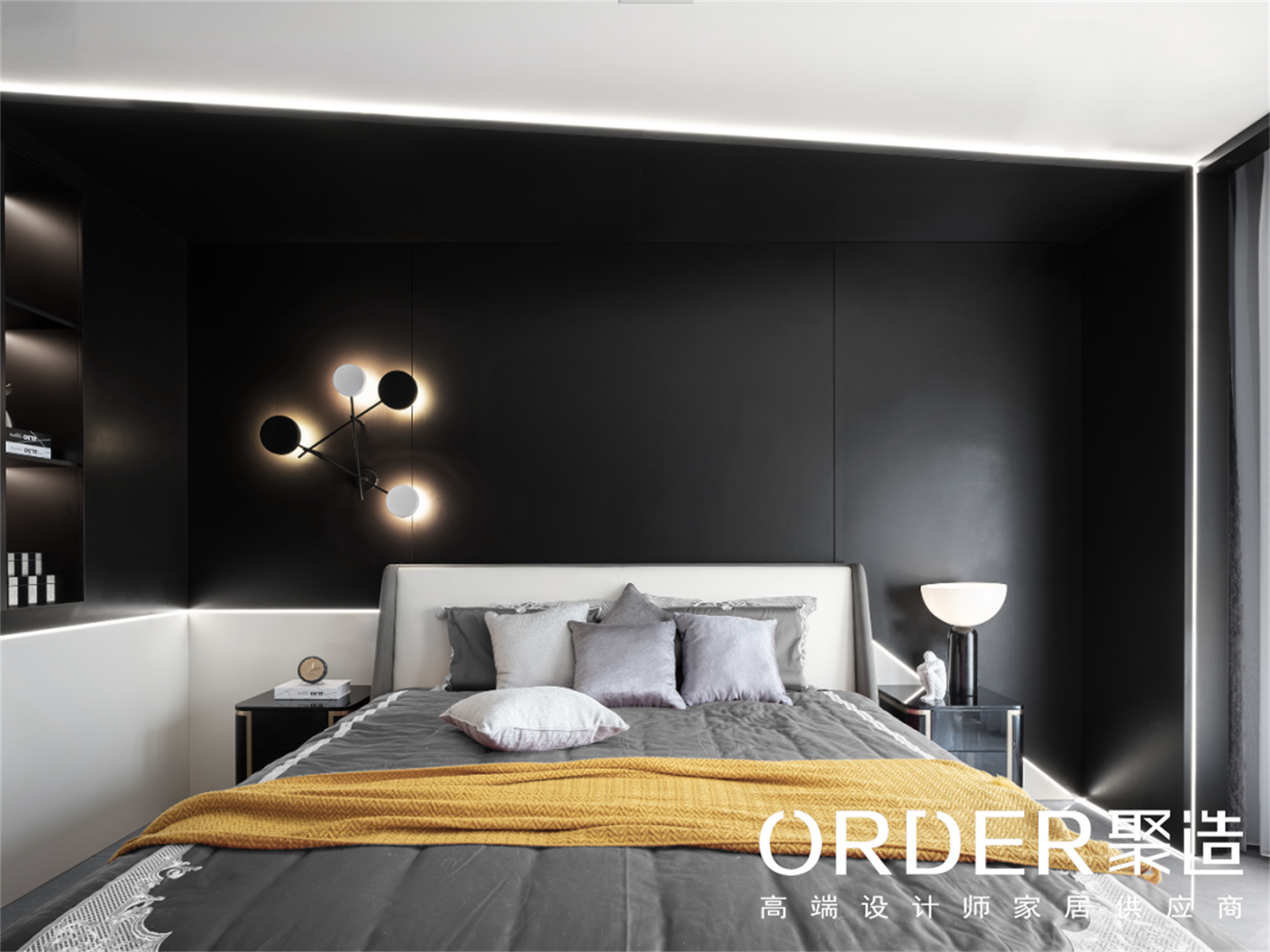 极简大平层家具落地案例-9