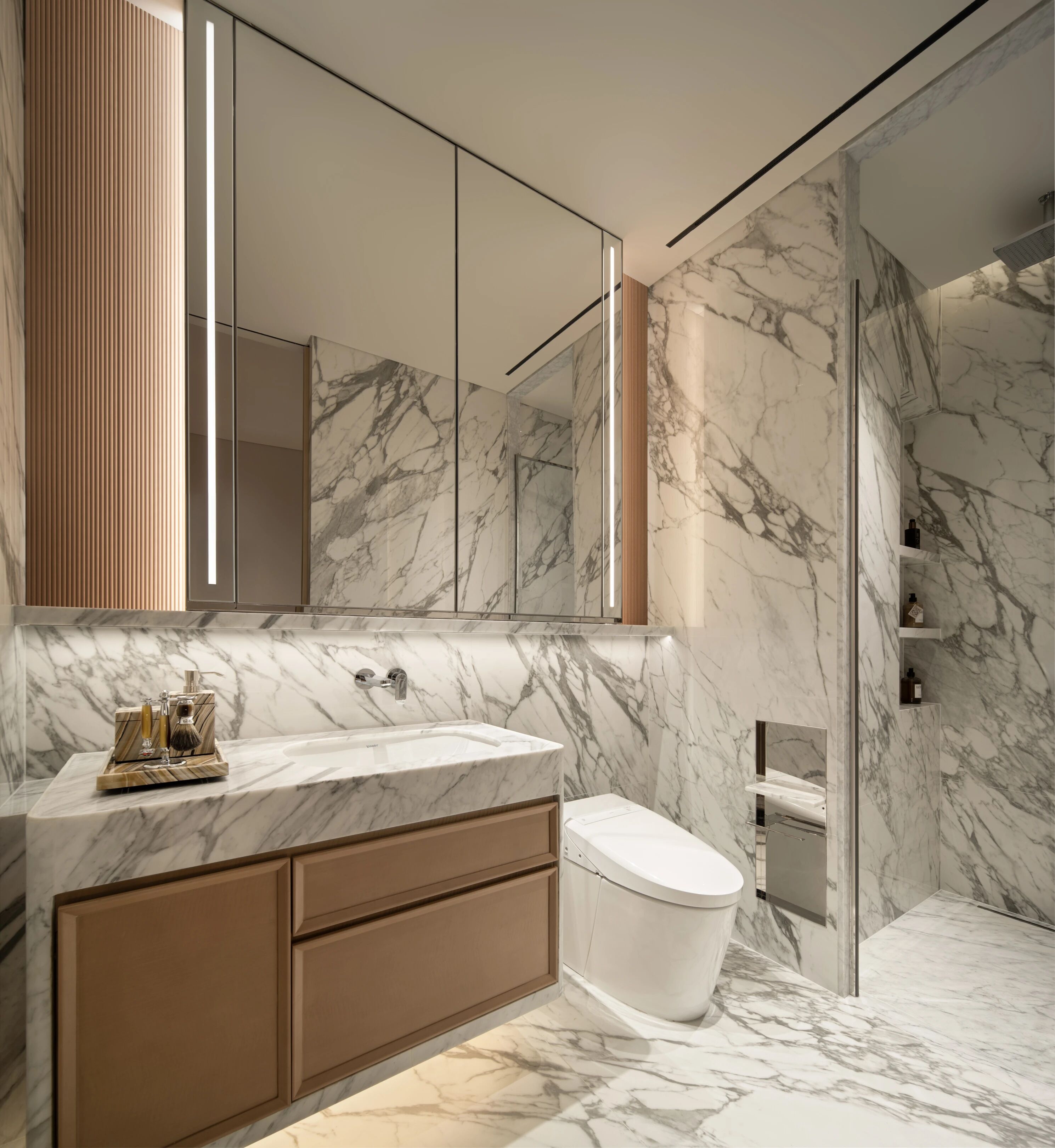 新作  先锋艺术 vs 怀旧经典 —— 华润置地 深圳湾澐玺 ONE BAY PARK丨中国深圳丨DIA设计-59