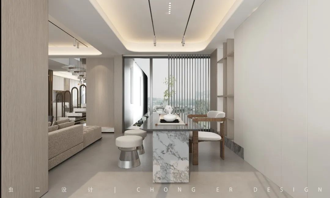 中骏柏景湾现代雅奢家居设计丨中国济南丨虫二设计-32