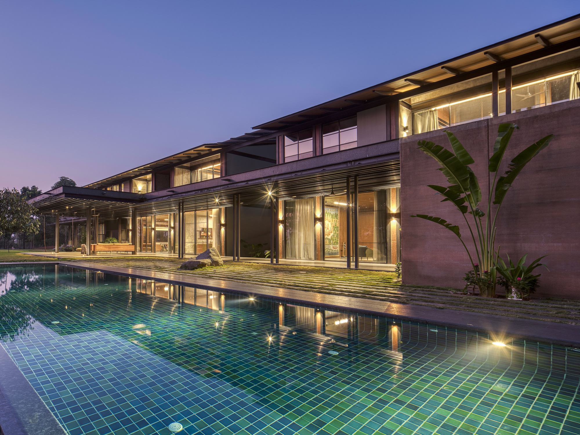 湖滨别墅丨印度丨SPASM Design Architects-40