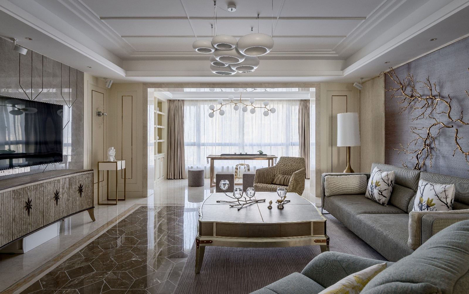 50度灰——246㎡福州融桥外滩样板房-12