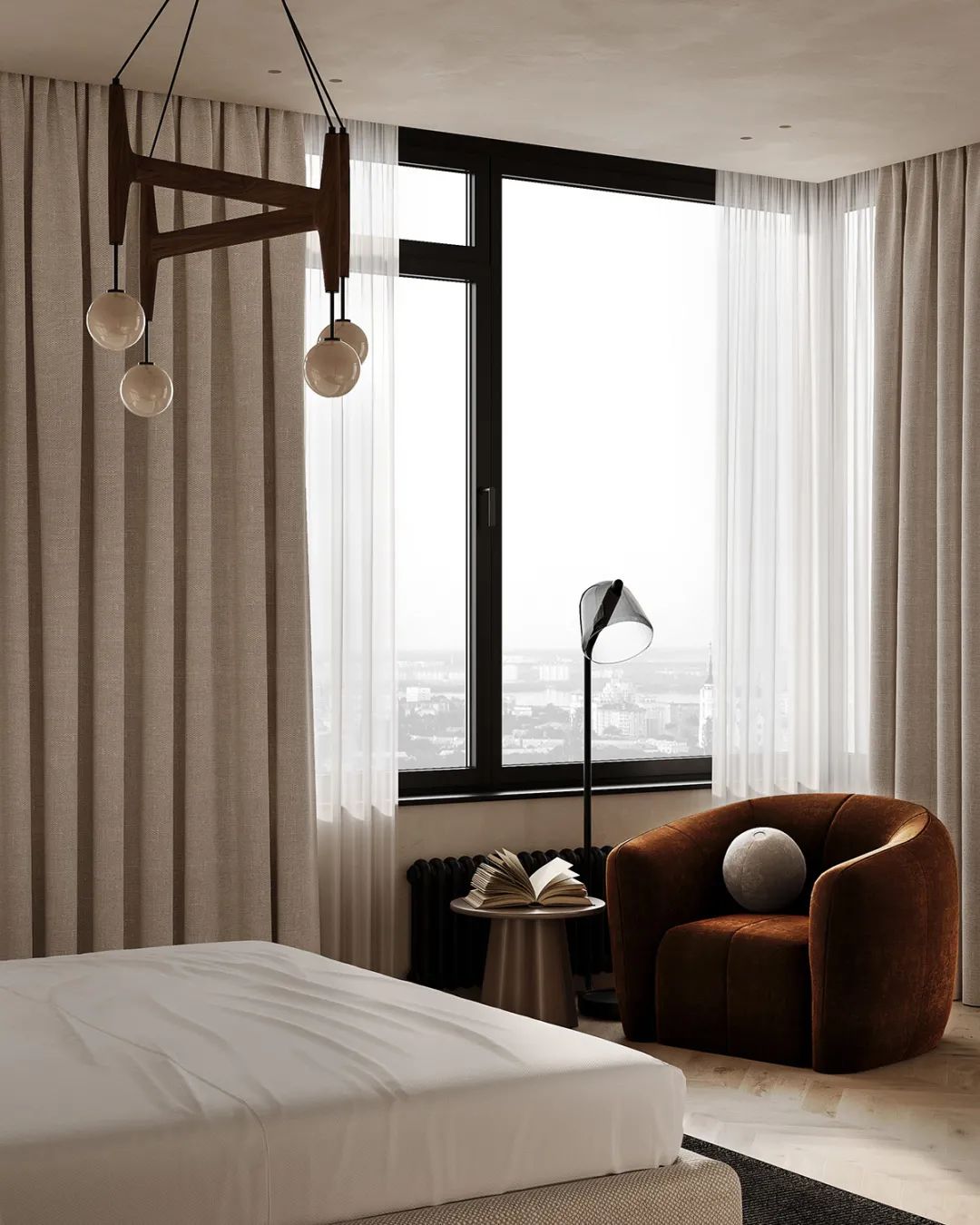 奶油色调的宁静之家丨Julia Artukh-27