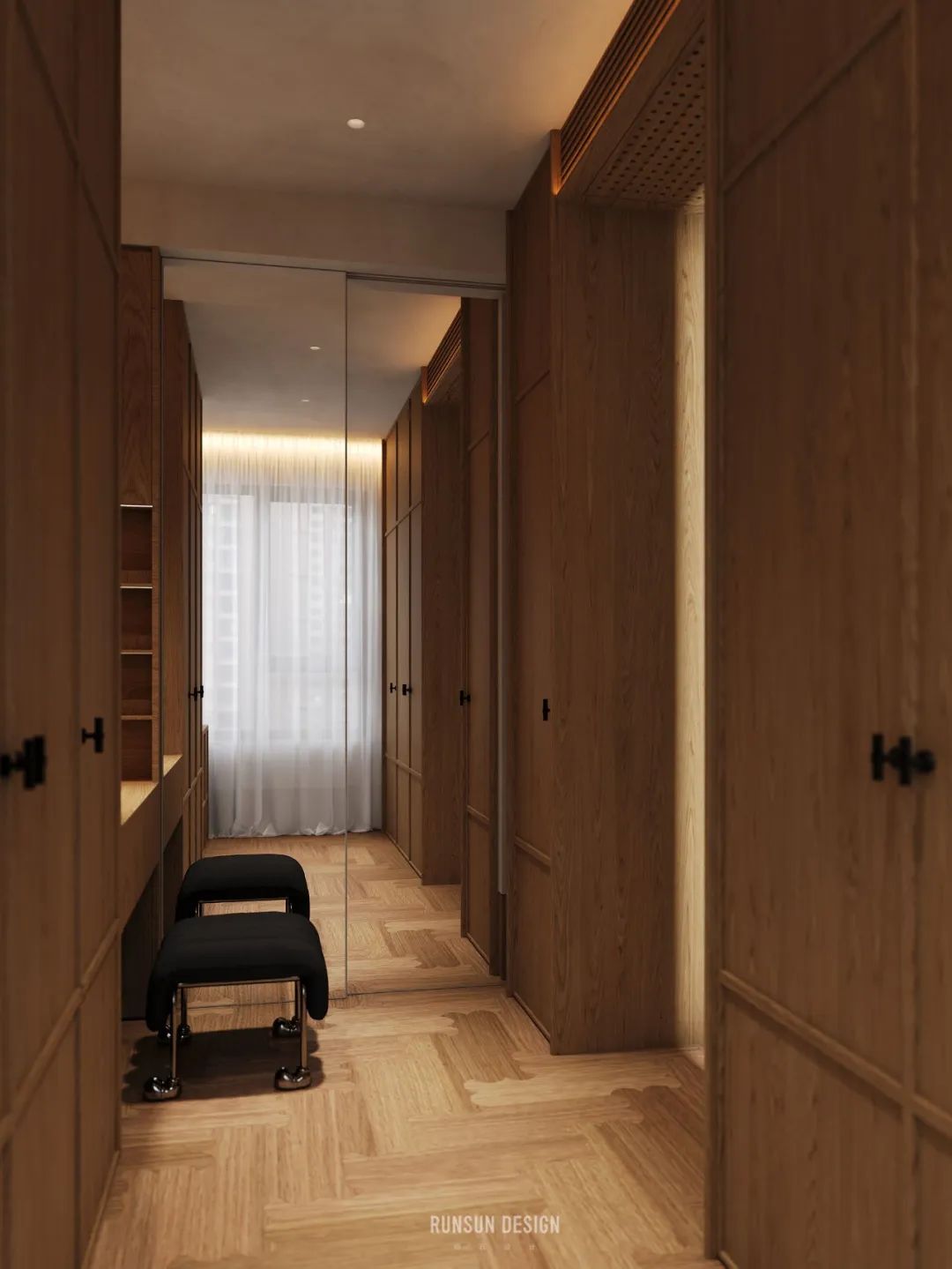 温瓯江峯汇私邸 · 现代与复古的完美融合丨中国温州丨朗石设计-34