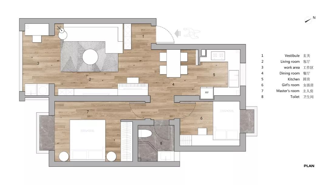 如・至 · 江苏太仓温馨家居空间设计丨中国江苏丨几何空间设计事务所-57