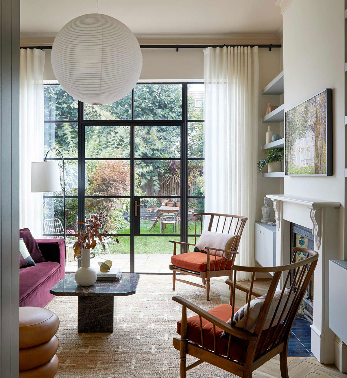 伦敦时尚温馨家庭住宅设计-1