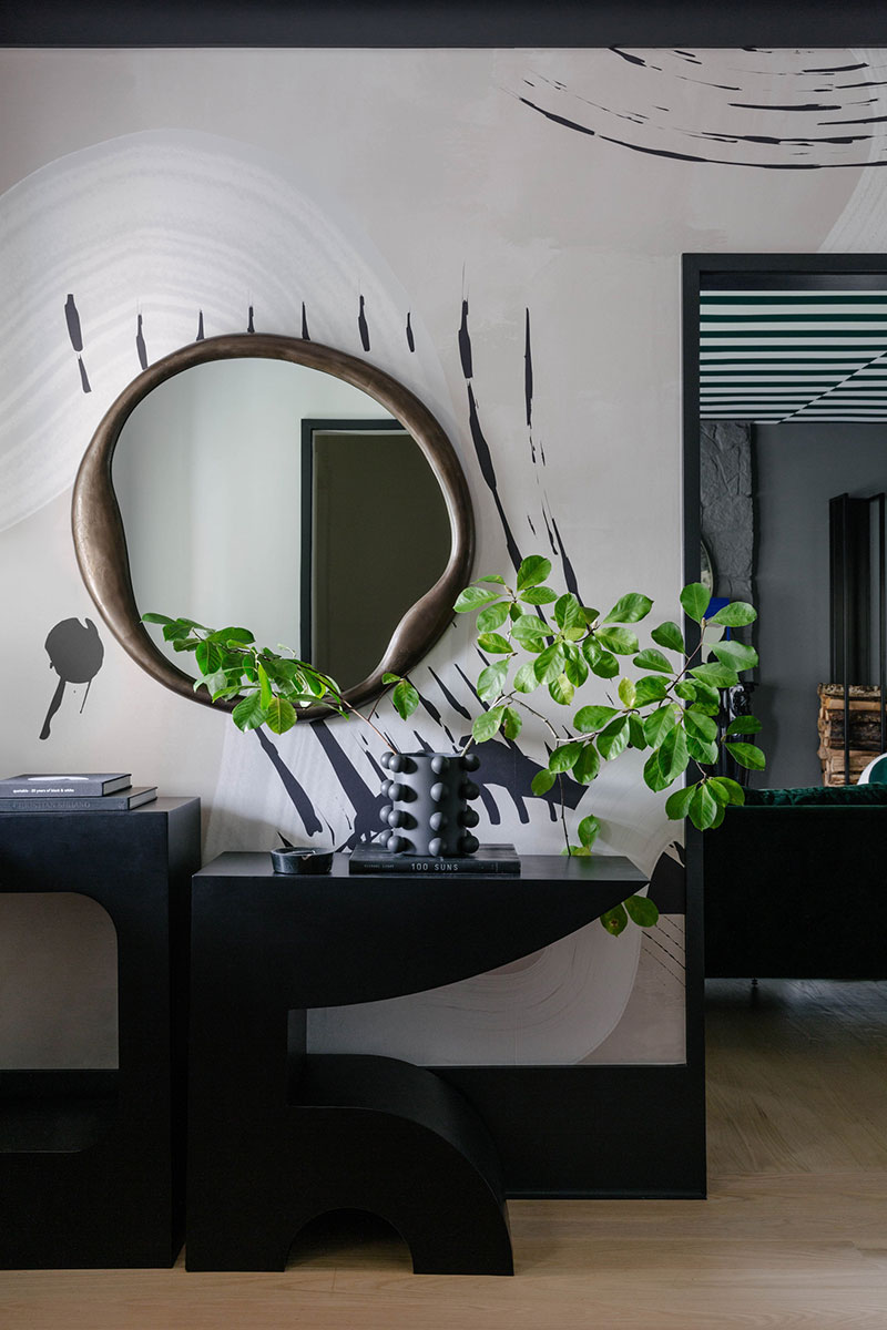 纽约郊区时尚黑白家居设计-10