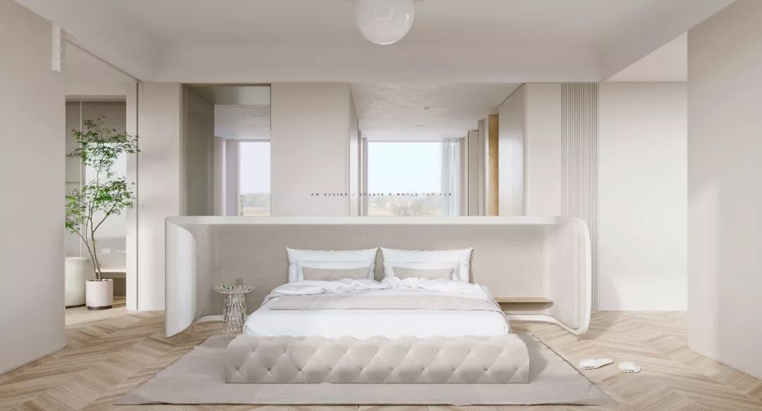 平衡几何与色彩的私宅空间-23