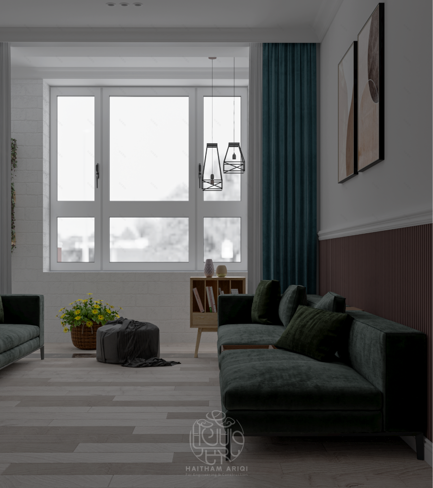 当代风格家庭客厅与餐厅设计丨也门萨那丨Haitham Ariqi-7