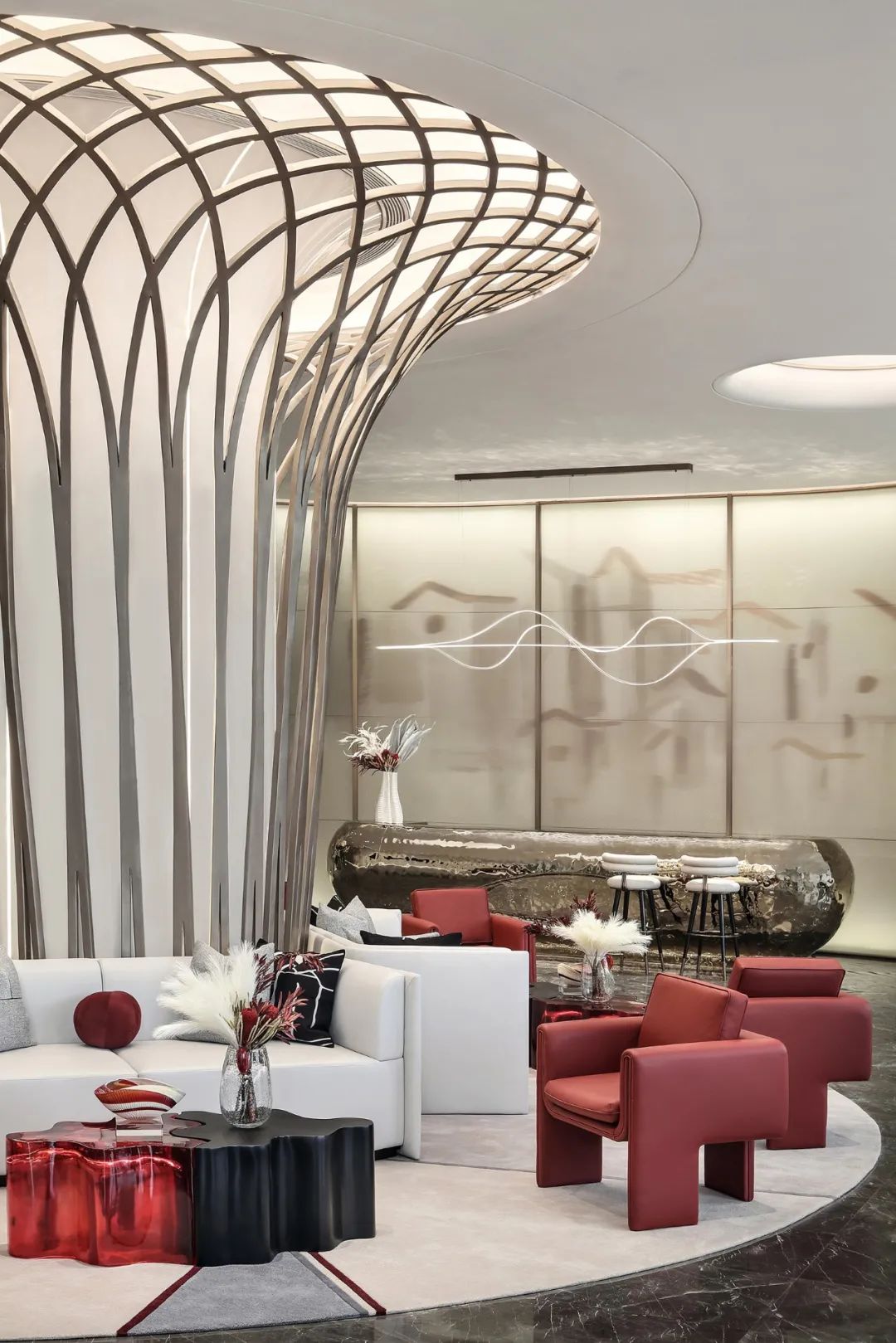 重庆世茂千厮门售楼处 | 山城文化与现代设计的完美融合-34