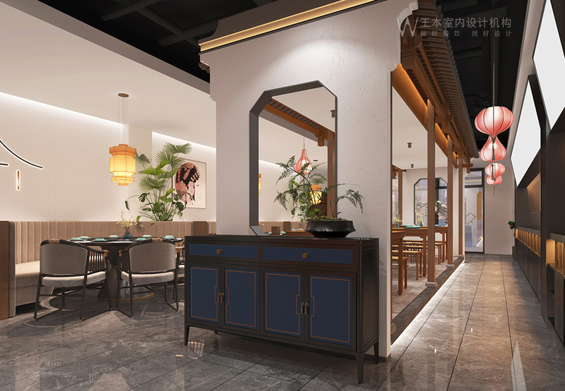 延庆璐香元中餐厅装修设计丨中国北京丨万中设计王本餐饮空间设计机构-3