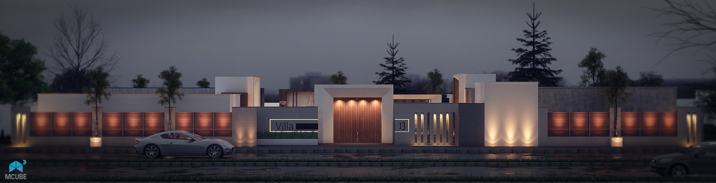 超现代别墅丨MCUBE Studios-11