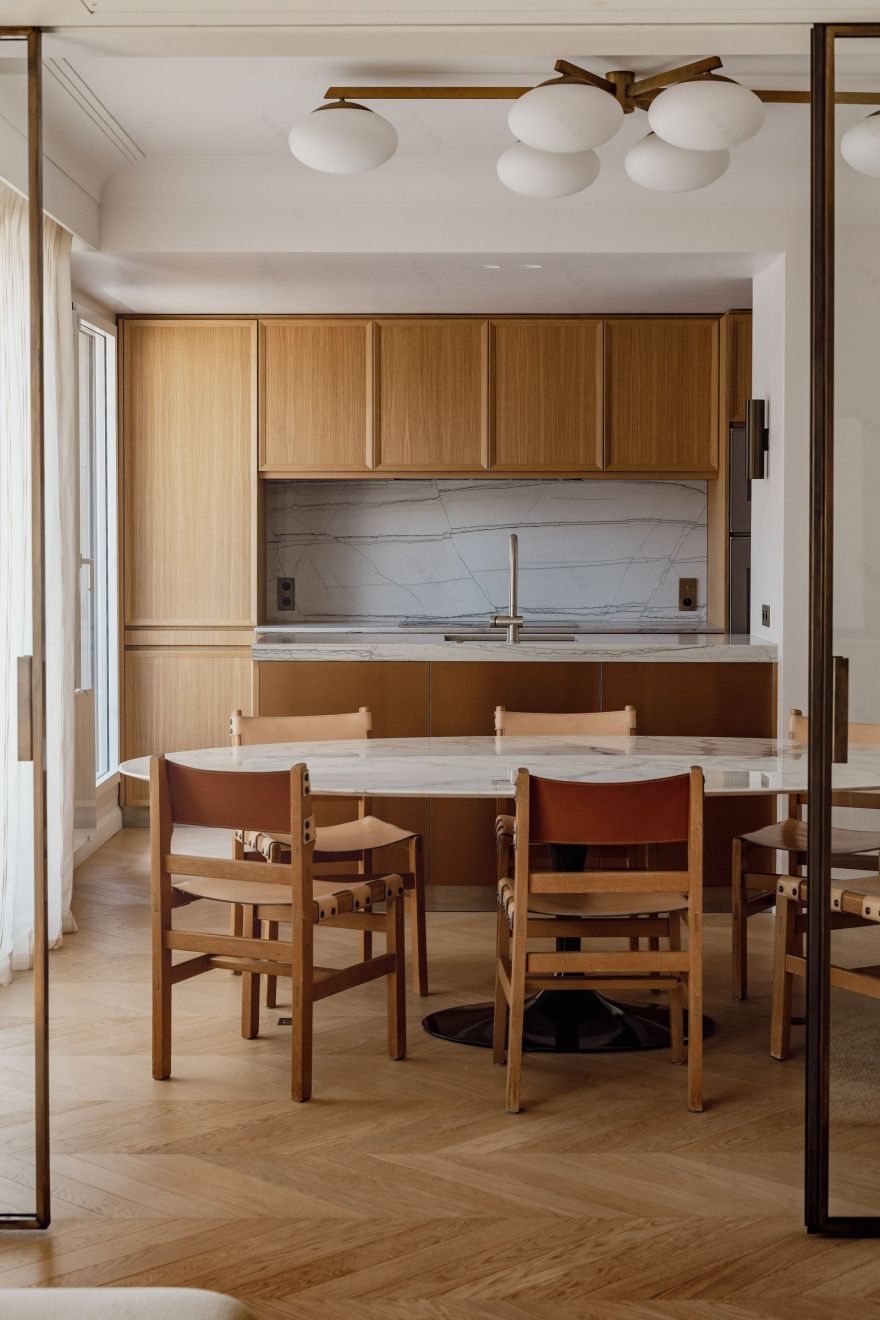 巴黎带埃菲尔铁塔绝美景观的公寓丨法国巴黎丨Lauranne Elise Schmitt,Alicia Luxem-20