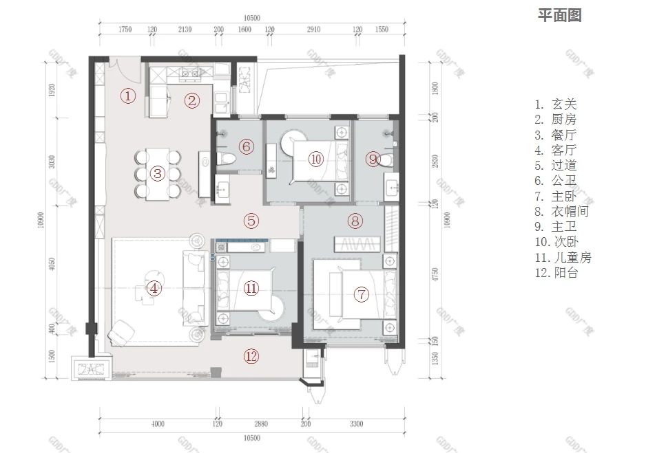 港融·江山壹号样板间丨中国福建丨GDD 广度设计-119