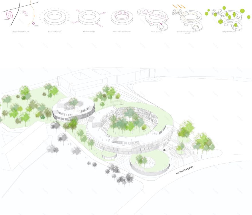 圆环中的共享社区 | 法国 Villeneuve d’Ascq 学生公寓设计-16