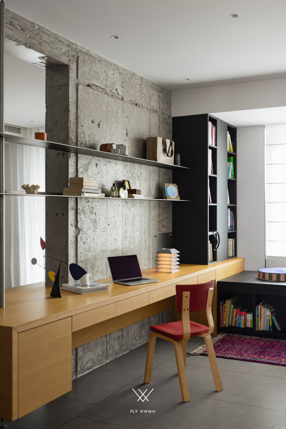 精装房改造 · 包豪斯基因与蒙德里安色彩的碰撞丨中国杭州丨菲拉设计（FLY DESIGN）-32